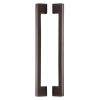 Heritage Brass Back to Back Door Pull Handle Metro Design 457mm Matt Bronze Finish