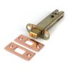 Polished Bronze 4" Heavy Duty Tubular Deadbolt