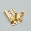 1035L Lockable Reeded Knob Sash Fastener