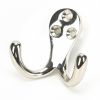 Polished Nickel Celtic Double Robe Hook