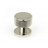 Polished Nickel Brompton Cabinet Knob - 25mm (Plain)