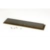 Aged Brass 250mm Plain Rectangular Pull