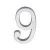 Heritage Brass Numeral 9 Concealed Fix 76mm (3) Satin Chrome finish