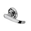 Project Hardware Door Handle Lever Latch on Round Rose Avon Design Polished Chrome finish