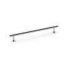 Alexander & Wilks - Round T-Bar Cabinet Pull Handle - Polished Nickel- 192mm