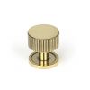 Aged Brass Judd Cabinet Knob - 32mm (Plain)