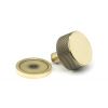 Aged Brass Brompton Cabinet Knob - 32mm (Plain)