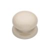 Cabinet Knob Cream Crackle 32mm with Porcelain base