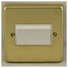 Eurolite Stainless Steel Fan Switch Polished Brass