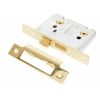 Electro Brassed 3" Bathroom Mortice Lock