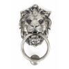 Antique Pewter Lion Head Knocker