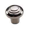 Heritage Brass Cabinet Knob Round Bead Design 32mm Polished Nickel finish