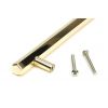 Polished Brass Kahlo Pull Handle - Small