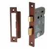 3" CE 3 Lever Bathroom Lock FD60 - Aged Bronze