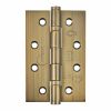 Eclipse 14341MAB - 102x67x2mm MAB Ball Bearing Hinge Grade 7 - (Pair) - Antique Brass