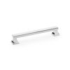 Alexander & Wilks - Jesper Square Cabinet Pull Handle - Polished Chrome - Centres 160mm