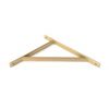 Satin Brass Chalfont Shelf Bracket (314mm x 250mm)