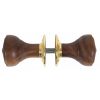 Rosewood Ringed Mortice/Rim Knob Set