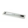 Polished Chrome 250mm Art Deco Rectangular Pull