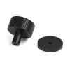 Matt Black Judd Cabinet Knob - 32mm (Plain)