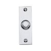 Heritage Brass Rectangular Bell Push Satin Chrome finish