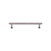 Heritage Brass Cabinet Pull Step Design with 16mm Rose 96mm CTC Polished Nickel finish