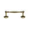 Heritage Brass Cabinet Pull Colonial Design 96mm CTC Polished Brass Finish