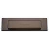 Heritage Brass Gravity Letterplate Matt Bronze finish