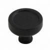 Taunton Cupboard Knob (30mm Diameter) - Flat Black