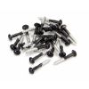 Black SS 3.5 x 25  Roundhead Screws (25)