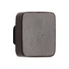 Black Iron Rustic Cabinet Knob Square Design 38mm