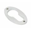 Satin Chrome Oval Euro Escutcheon