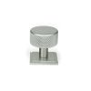 Satin Chrome Brompton Cabinet Knob - 32mm (Square)