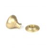 Satin Brass Mushroom Cabinet Knob 32mm