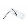 Polished Chrome Hammered Newbury Lever Latch Set