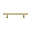 Heritage Brass Cabinet Pull T-Bar Design with 16mm Rose 160mm CTC Polished Brass Finish