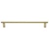 Heritage Brass Door Pull Handle Round Bar Design 489mm&nbsp;Polished Brass Finish