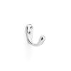 Alexander & Wilks - Victorian Single Robe Hook - Polished Chrome