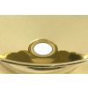 Smooth Brass Round Sink