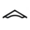 Matt Black Abingdon Shelf Bracket (150mm x 150mm)