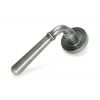 Pewter Newbury Lever on Rose Set (Beehive)