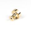 Polished Brass Scully Cabinet Knob - 25mm