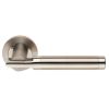 Steelworx Swl Berna Lever On Rose - Bright/Satin Stainless Steel