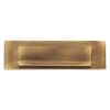 Heritage Brass Gravity Letterplate Antique Brass finish