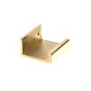 Polished Brass 50mm Plain Edge Pull