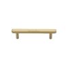 Heritage Brass Cabinet Pull Hexagon Design 96mm CTC Satin Brass finish