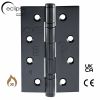 Eclipse 14345 - 102x67x2mm BLK Ball Bearing Hinge Grade 7 - (Pair) - Matt Black