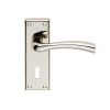 Serozzetta Cinquanta Lever On Lock Backplate Retail Packaging - Polished Nickel