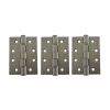 Atlantic Ball Bearing Hinges Grade 13 Fire Rated 4" x 3" x 3mm - Urban Bronze (Set of 3)