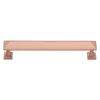 Heritage Brass Cabinet Pull Pyramid Design 152mm CTC Satin Rose Gold Finish